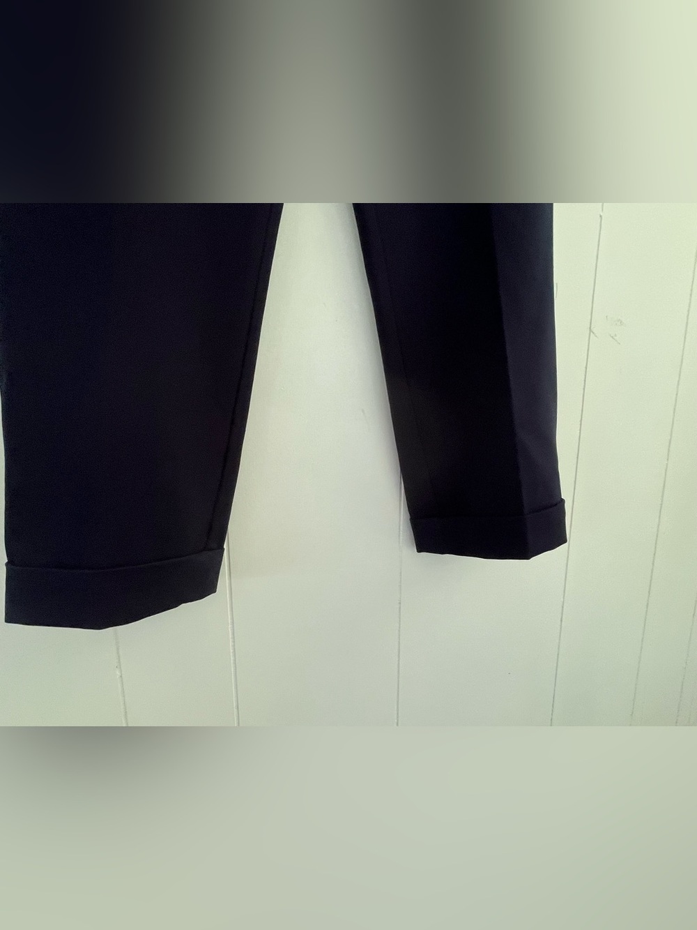 LOFT Devin Slim Navy Sailor Button Trouser Pants Size 10P - Picture 8 of 15